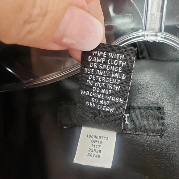 Alfani Faux Leather Embroidered Jacket - Picture 4 of 4